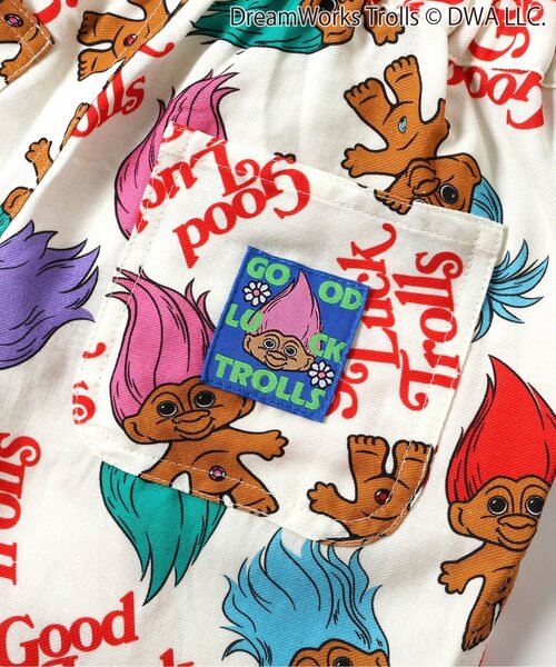 F.O.KIDS（エフオーキッズ）の「トロールズ　総柄ショーツ（その他パンツ・キッズ・ブラック/キナリ・110/100/90/80/150/140/130/120）」の20枚目の写真