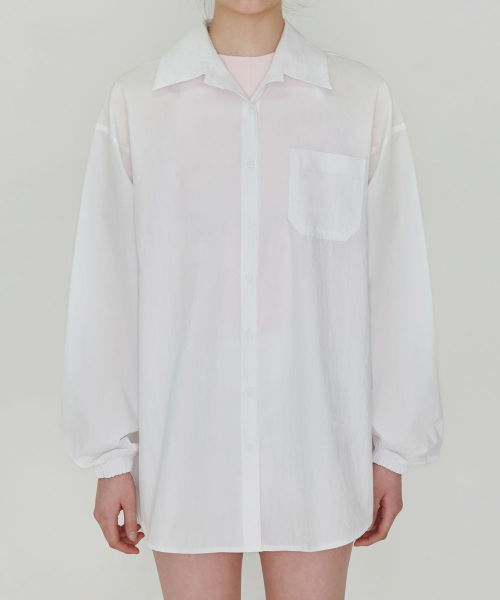 DEVIWEAR(デヴィウェア)の「オーバーサイズウィンドシャツ DEVI-O0022-ホワイト(カーディガン/ボレロ・レディース・ホワイト・FREE)」の11枚目の写真