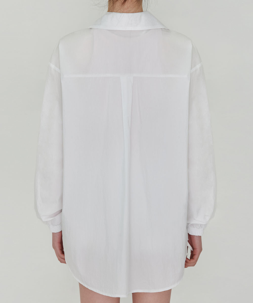 DEVIWEAR(デヴィウェア)の「オーバーサイズウィンドシャツ DEVI-O0022-ホワイト(カーディガン/ボレロ・レディース・ホワイト・FREE)」の14枚目の写真