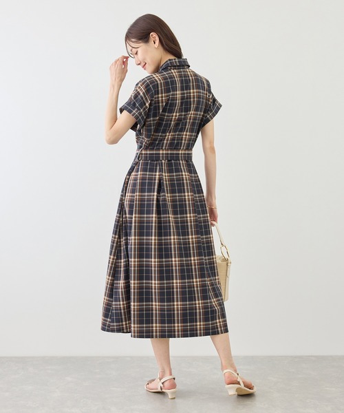 ROPE' PICNIC（ロペピクニック）の「アウトポケットシャツコンシャスワンピース/リンクコーデ（ワンピース・レディース・ネイビー/ブルー系その他/ブラウン系その他・S/M）」の17枚目の写真