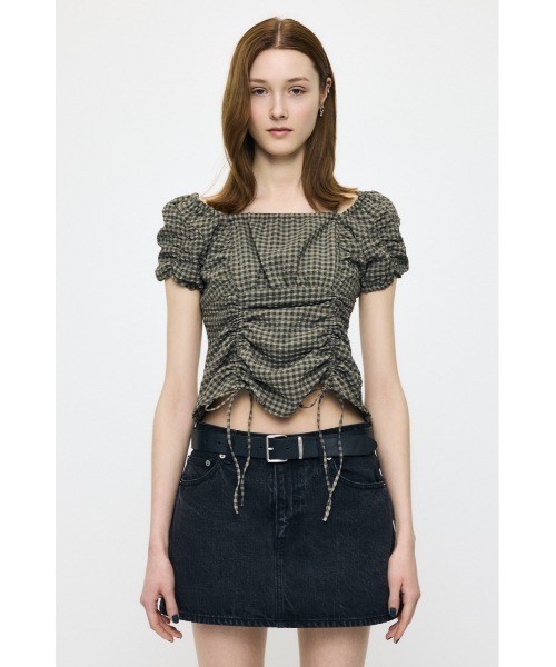 MULTIWAY GATHER ブラウス（シャツ/ブラウス）｜MOUSSY（マウジー）の