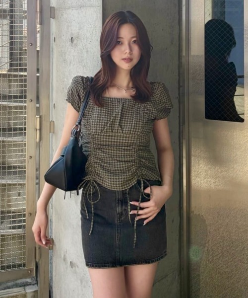 MULTIWAY GATHER ブラウス（シャツ/ブラウス）｜MOUSSY（マウジー）の