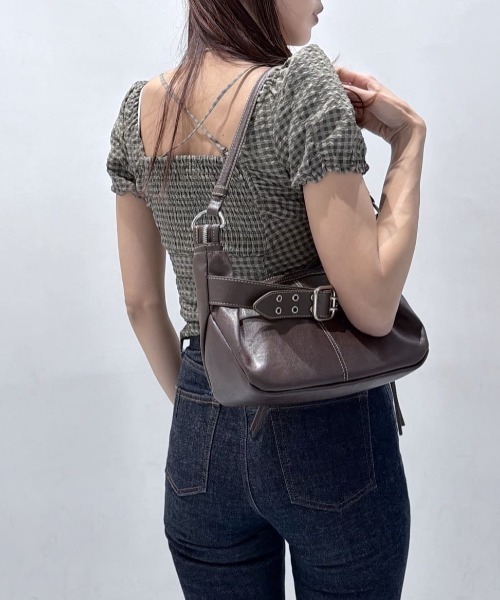 MULTIWAY GATHER ブラウス（シャツ/ブラウス）｜MOUSSY（マウジー）の
