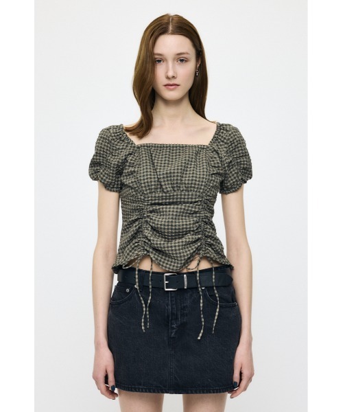 MULTIWAY GATHER ブラウス（シャツ/ブラウス）｜MOUSSY（マウジー）の