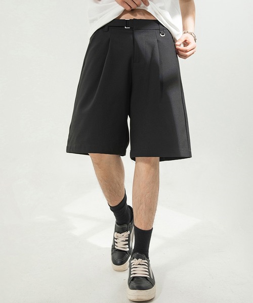 TOBEE(トゥビー)の「【TOBEE】ワイド バギー ツイル ショーツ(その他パンツ・メンズ・ブラック/ベージュ/ダークグレー・X-LARGE/LARGE/MEDIUM)」の8枚目の写真