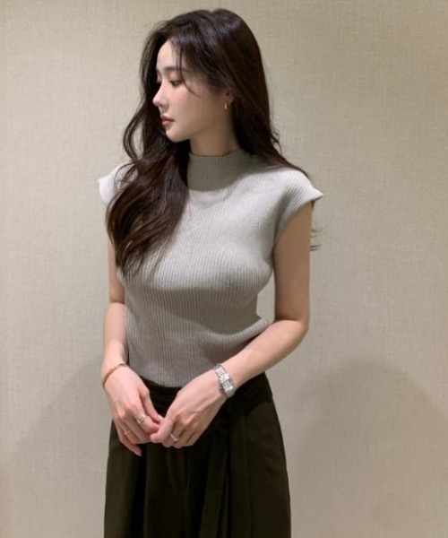 semplice（センプリチェ）の「Ｔシャツ【韓国ファッション】（Tシャツ/カットソー・レディース・グレー/ブラック/ホワイト・F）」の11枚目の写真