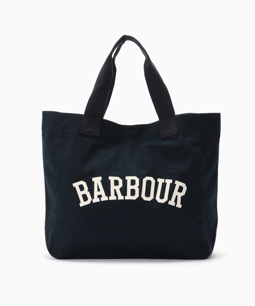 Barbour(バブアー)の「Barbour / バブアー logo holiday tote bag(トートバッグ・メンズ・ネイビー・FREE)」の2枚目の写真