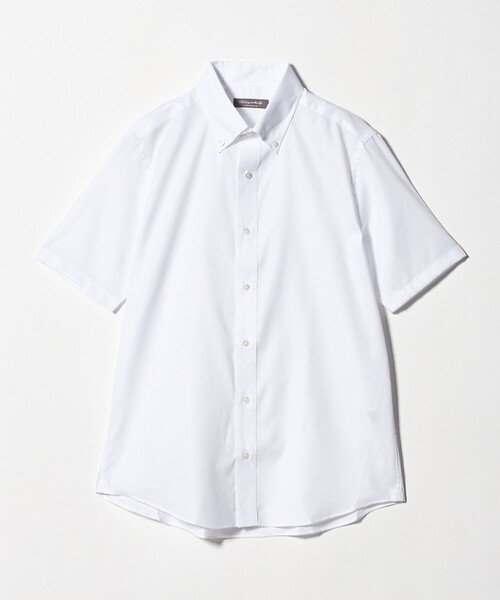 A DAY IN THE LIFE UNITED ARROWS(アデイインザライフユナイテッドアローズ)の「クールマックス クロス ボタンダウン ショートスリーブシャツ-イージーケア-<A DAY IN THE LIFE>(シャツ/ブラウス・メンズ・ホワイト/その他1/その他2/その他3・XL/S/L/M)」の16枚目の写真