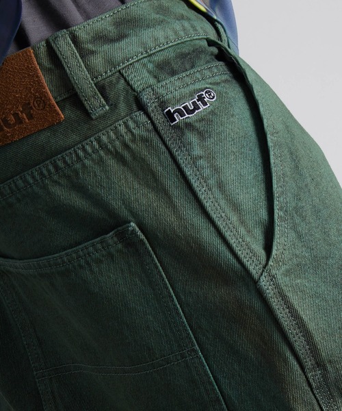 HUF(ハフ)の「KINDA LOOSE DOUBLE KNEES(デニムパンツ・メンズ・グレー/グリーン・28/30/32/34/36)」の19枚目の写真