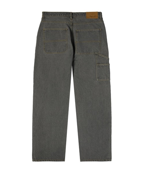 HUF(ハフ)の「KINDA LOOSE DOUBLE KNEES(デニムパンツ・メンズ・グレー/グリーン・28/30/32/34/36)」の4枚目の写真