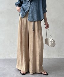 【WEB限定】レーヨンドライスラブパンツ