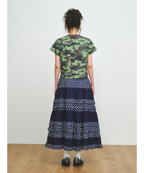 PLZPROJECT(プリーズプロジェクト)の「CAMO T-SHIRT(Tシャツ/カットソー・レディース・グリーン・FREE)」の4枚目の写真