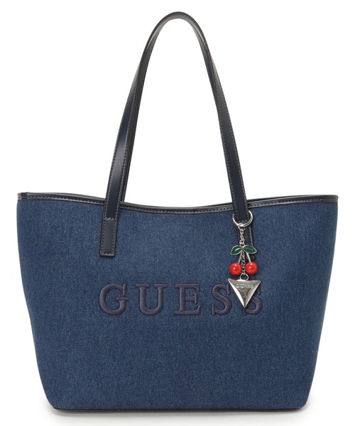 Guess(ゲス)の「KEIRA Tote トートバッグ デニムバッグ(トートバッグ・レディース・インディゴブルー・ONE SIZE)」の1枚目の写真