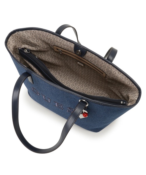 Guess(ゲス)の「KEIRA Tote トートバッグ デニムバッグ(トートバッグ・レディース・インディゴブルー・ONE SIZE)」の5枚目の写真