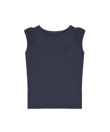 NICOLE SHIRRING SLEEVELESS TOP_NAVY