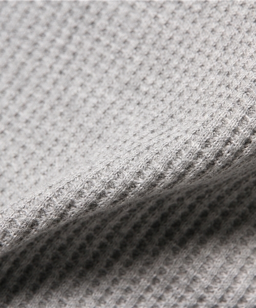 ikka(イッカ)の「ワッフルクルーネックTシャツ(Tシャツ/カットソー・メンズ・ホワイト/ライトグレー/ブラック・LARGE/X-LARGE/MEDIUM)」の8枚目の写真