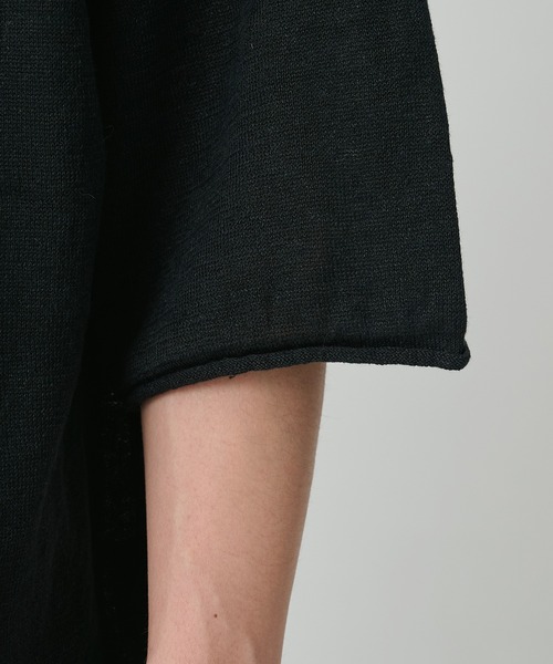 CITY TOKYO(シティトウキョウ)の「【CITY TOKYO/シティートーキョー】Soft linen ヘンリーネック(ニット/セーター・メンズ・ミント/ブラック/ライトベージュ・2/1)」の22枚目の写真