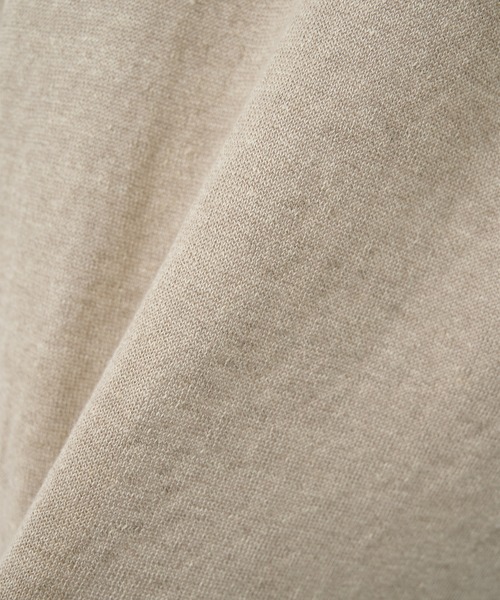 CITY TOKYO(シティトウキョウ)の「【CITY TOKYO/シティートーキョー】Soft linen ヘンリーネック(ニット/セーター・メンズ・ミント/ブラック/ライトベージュ・2/1)」の4枚目の写真