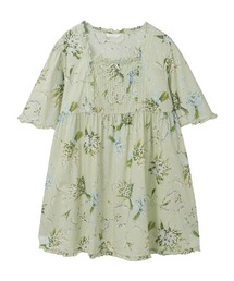 スプリンクルポジープリントチュニックブラウス