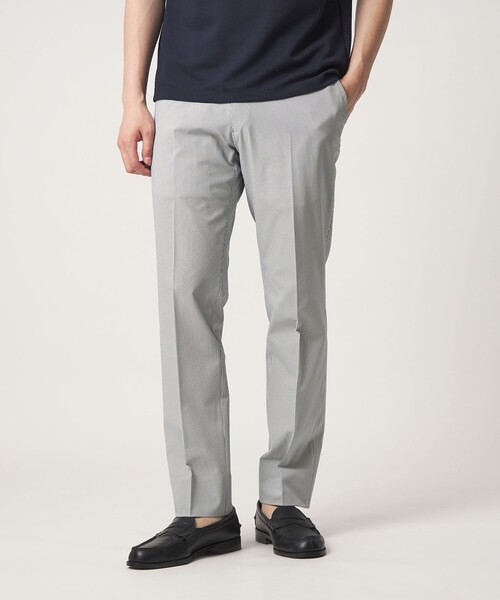 A DAY IN THE LIFE UNITED ARROWS(アデイインザライフユナイテッドアローズ)の「サッカー ノープリーツ スラックス-セットアップ対応・マシンウォッシャブル-<A DAY IN THE LIFE>(スラックス・メンズ・ダークグレー/その他1/ネイビー・S/L/XL/M)」の6枚目の写真