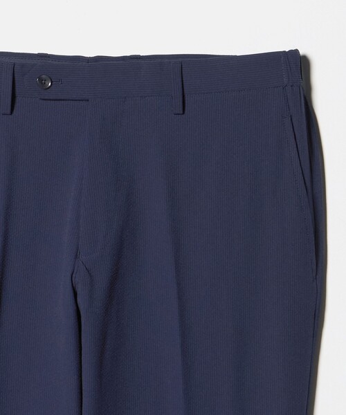 A DAY IN THE LIFE UNITED ARROWS(アデイインザライフユナイテッドアローズ)の「サッカー ノープリーツ スラックス-セットアップ対応・マシンウォッシャブル-<A DAY IN THE LIFE>(スラックス・メンズ・ダークグレー/その他1/ネイビー・S/L/XL/M)」の12枚目の写真
