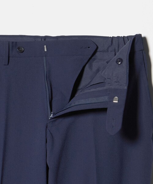 A DAY IN THE LIFE UNITED ARROWS(アデイインザライフユナイテッドアローズ)の「サッカー ノープリーツ スラックス-セットアップ対応・マシンウォッシャブル-<A DAY IN THE LIFE>(スラックス・メンズ・ダークグレー/その他1/ネイビー・S/L/XL/M)」の15枚目の写真