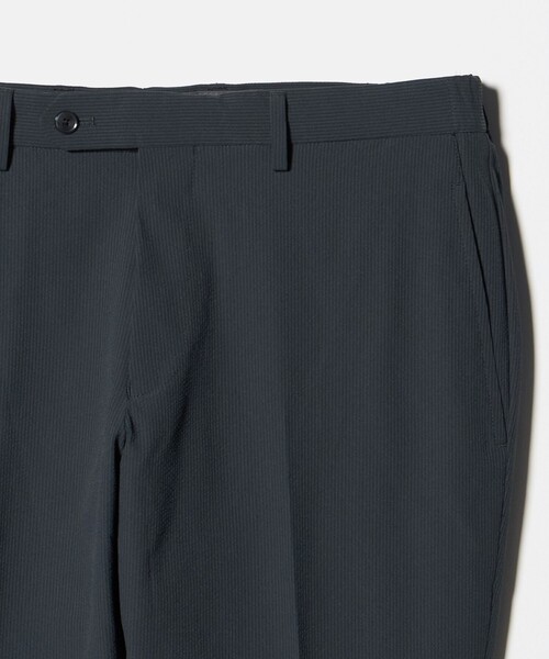 A DAY IN THE LIFE UNITED ARROWS(アデイインザライフユナイテッドアローズ)の「サッカー ノープリーツ スラックス-セットアップ対応・マシンウォッシャブル-<A DAY IN THE LIFE>(スラックス・メンズ・ダークグレー/その他1/ネイビー・S/L/XL/M)」の19枚目の写真