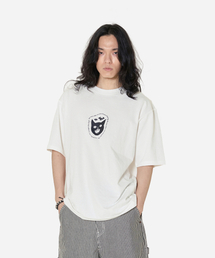 MODNINE（モディナイン）の「Cracking Sky - Oversized T-Shirt White（Tシャツ/カットソー）」