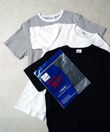 MILLER | "02"≪Robert P. Miller≫パックT 3枚セット パネルリブ Tシャツ(Tシャツ/カットソー)