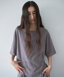 レースアップアーカイブTシャツ[チャコールブラウン]