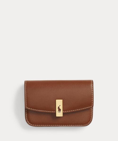 Polo ID レザー フォールドオーバー カード ケース（カードケース