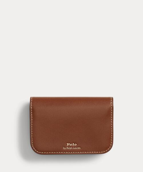 Polo ID レザー フォールドオーバー カード ケース（カードケース