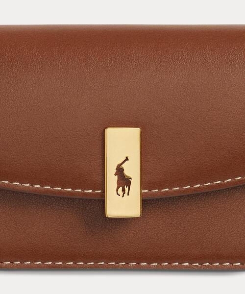 Polo ID レザー フォールドオーバー カード ケース（カードケース