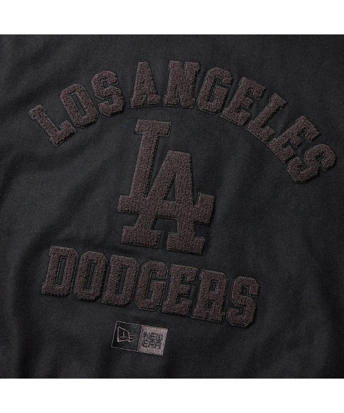 NEW ERA(ニューエラ)の「ニューエラ【NEW ERA】- ロサンゼルスドジャース【Los Angeles Dodgers MELTON VARSITY JACKET BLACK 14682678】(ブルゾン・メンズ・ブラック・XL)」の3枚目の写真
