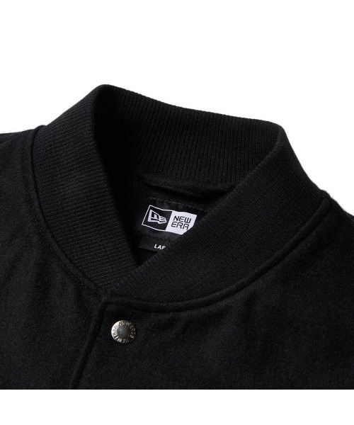 NEW ERA(ニューエラ)の「ニューエラ【NEW ERA】- ロサンゼルスドジャース【Los Angeles Dodgers MELTON VARSITY JACKET BLACK 14682678】(ブルゾン・メンズ・ブラック・XL)」の6枚目の写真