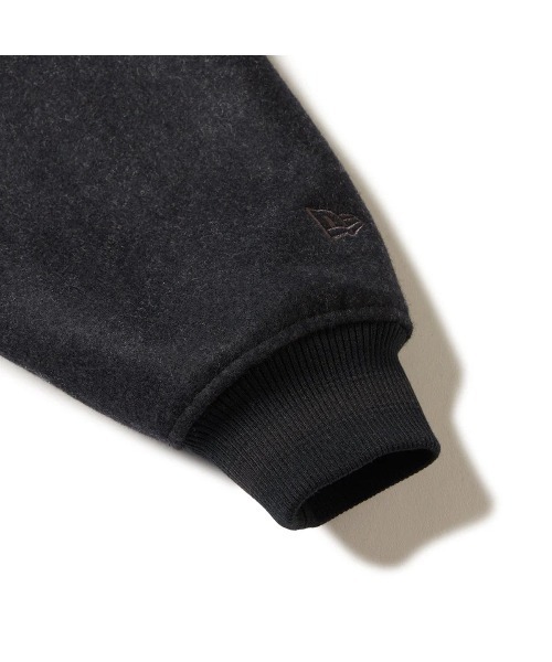 NEW ERA(ニューエラ)の「ニューエラ【NEW ERA】- ロサンゼルスドジャース【Los Angeles Dodgers MELTON VARSITY JACKET BLACK 14682678】(ブルゾン・メンズ・ブラック・XL)」の9枚目の写真