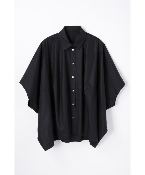 ENFOLD(エンフォルド)の「DRAPE HEXAGON SKIRTD(Tシャツ/カットソー・レディース・ブラック/ホワイト/ライトグリーン・38)」の2枚目の写真