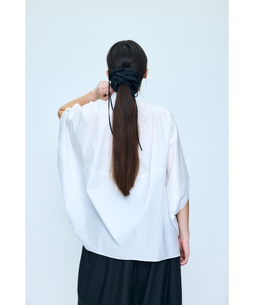 ENFOLD(エンフォルド)の「DRAPE HEXAGON SKIRTD(Tシャツ/カットソー・レディース・ブラック/ホワイト/ライトグリーン・38)」の5枚目の写真