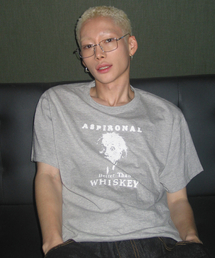 ASPIRONAL スラブクロップTシャツ[グレー]