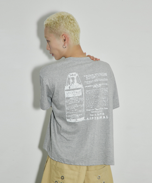 SCALLYWAG（スカリーワグ）の「ASPIRONAL スラブクロップTシャツ[グレー]（Tシャツ/カットソー・レディース・その他・SMALL/MEDIUM/LARGE）」の3枚目の写真