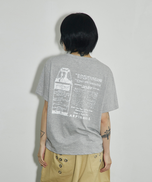SCALLYWAG（スカリーワグ）の「ASPIRONAL スラブクロップTシャツ[グレー]（Tシャツ/カットソー・レディース・その他・SMALL/MEDIUM/LARGE）」の7枚目の写真