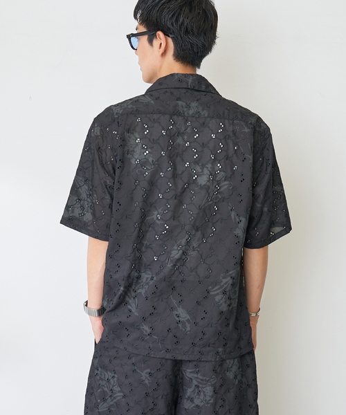 B.C STOCK(ベーセーストック)の「アロハレースシャツ(シャツ/ブラウス・メンズ・ブラック/ネイビー・LARGE/MEDIUM)」の11枚目の写真