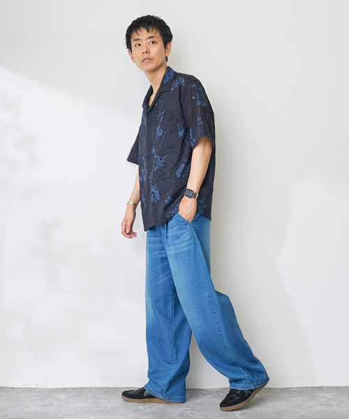 B.C STOCK(ベーセーストック)の「アロハレースシャツ(シャツ/ブラウス・メンズ・ブラック/ネイビー・LARGE/MEDIUM)」の14枚目の写真