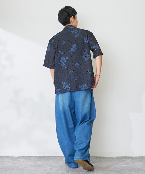 B.C STOCK(ベーセーストック)の「アロハレースシャツ(シャツ/ブラウス・メンズ・ブラック/ネイビー・LARGE/MEDIUM)」の15枚目の写真