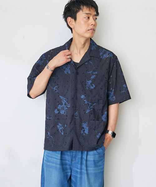 B.C STOCK(ベーセーストック)の「アロハレースシャツ(シャツ/ブラウス・メンズ・ブラック/ネイビー・LARGE/MEDIUM)」の16枚目の写真