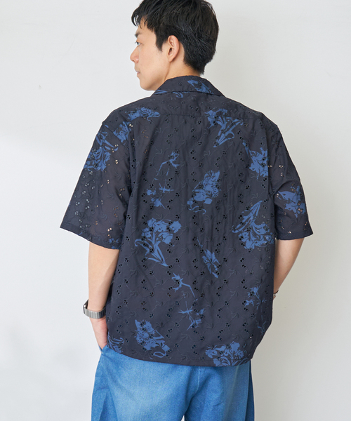 B.C STOCK(ベーセーストック)の「アロハレースシャツ(シャツ/ブラウス・メンズ・ブラック/ネイビー・LARGE/MEDIUM)」の18枚目の写真