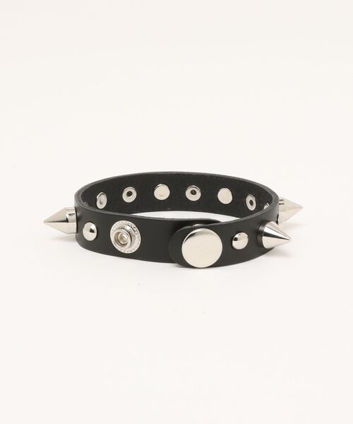 L.H.P(エルエイチピー)の「MOMENTEL/モーメンタル/Stud Bracelet(ブレスレット・レディース・ブラック・F)」の2枚目の写真