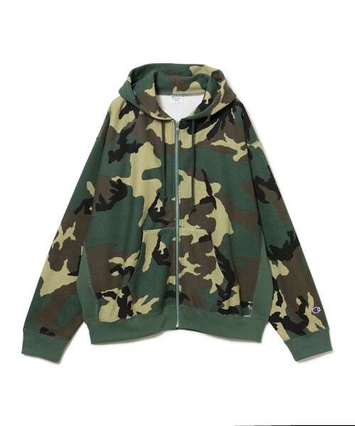 Champion(チャンピオン)の「【別注】Champion / リバースウィーブ(R)カモ フルジップ パーカー(パーカー・メンズ・カモフラージュ・X-LARGE/LARGE/MEDIUM/SMALL)」の5枚目の写真