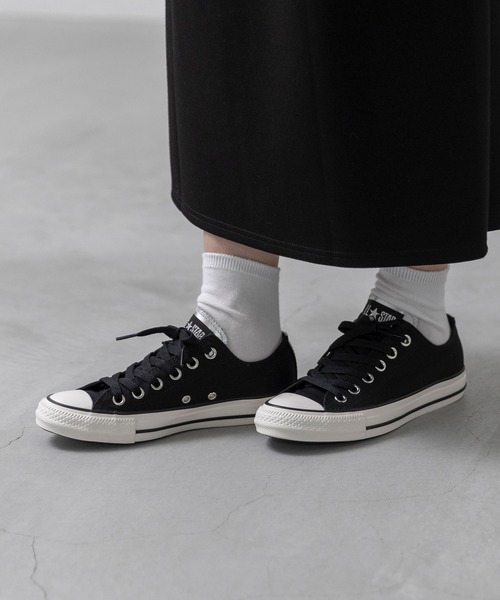 CONVERSE（コンバース）の「CONVERSE コンバース ALL STAR PM OX オールスター シルバーパッチ スニーカー（スニーカー・レディース・ホワイト/ブラック/グレー・22.5cm/22.0cm/23.0cm/25.0cm/24.5cm/24.0cm/23.5cm/26.5cm/26.0cm/25.5cm）」の13枚目の写真