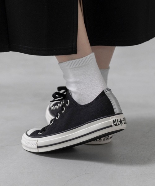 CONVERSE（コンバース）の「CONVERSE コンバース ALL STAR PM OX オールスター シルバーパッチ スニーカー（スニーカー・レディース・ホワイト/ブラック/グレー・22.5cm/22.0cm/23.0cm/25.0cm/24.5cm/24.0cm/23.5cm/26.5cm/26.0cm/25.5cm）」の14枚目の写真